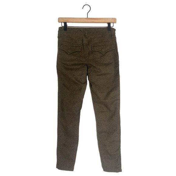 Joie Park Skinny Leopard Green Moto Cargo Ankle Fit Skinny Jeans Size 25 - Picture 3 of 16